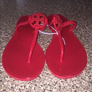 Authentic Tory Burch jelly sandals